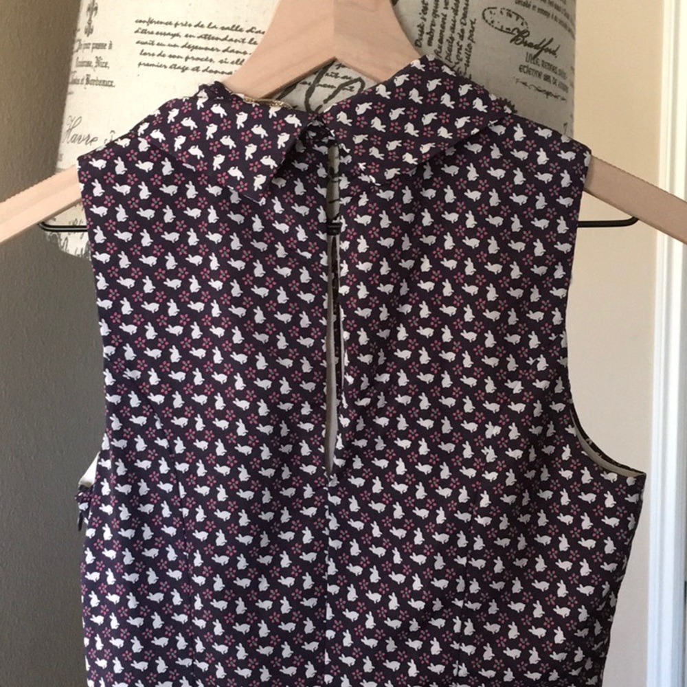 ModCloth Bunny Rabbit Collared Dress - Picture 4 of 6